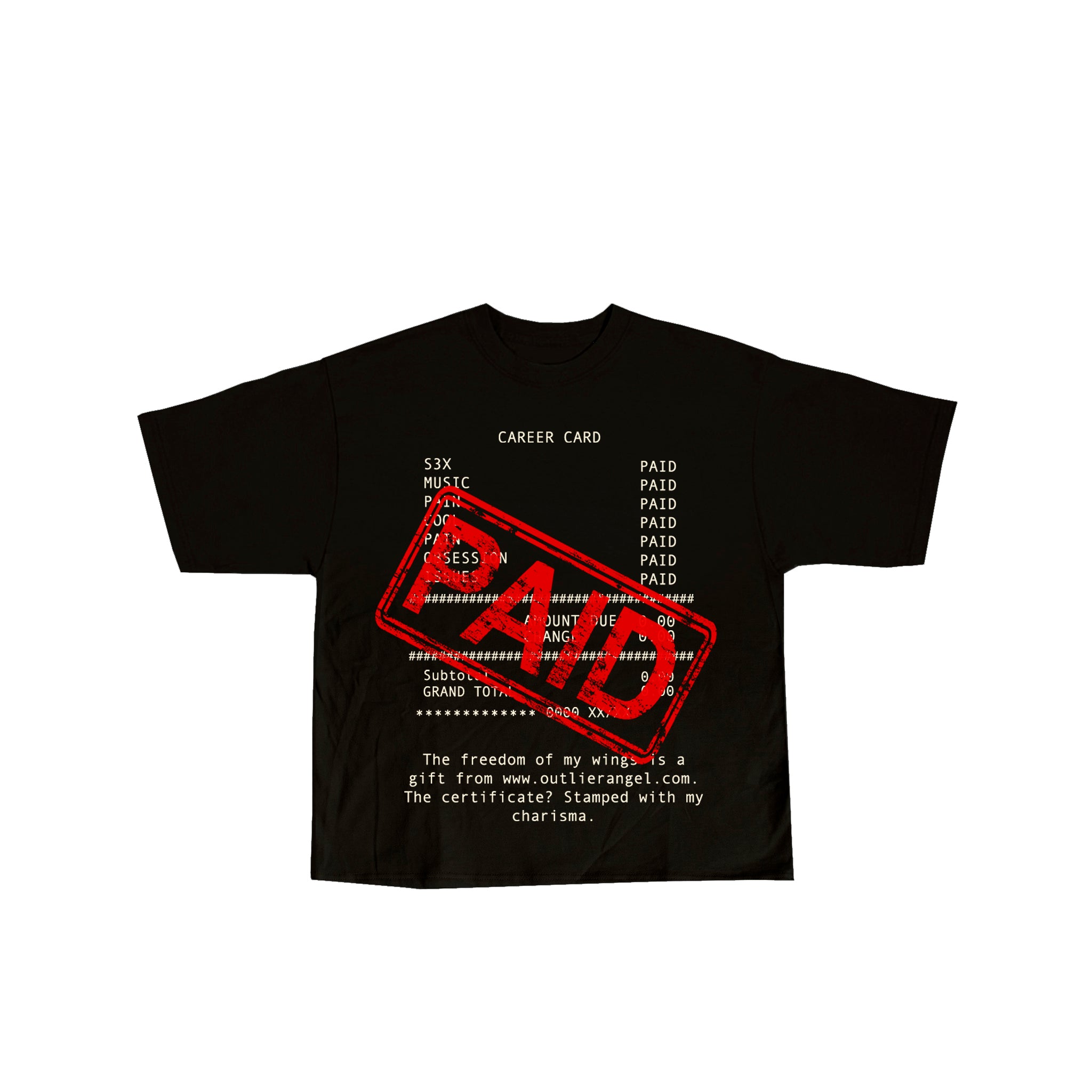 LAURA PAID BLACK TEE